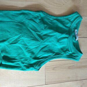 zara green tank top